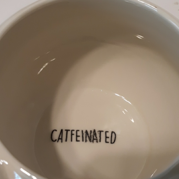 Beautiful Catfeinated mug holds 16oz new still tag - Picture 2 of 5